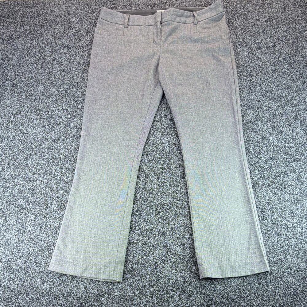 Express Columnist Dress Pants Womens 8R Gray Bootcut Trousers Office Career